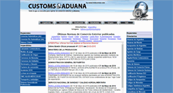 Desktop Screenshot of customsaduana.com